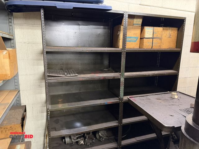 Lot 1-1832 - Lot of (2) 36" width x 87" height x 18" depth bolt-together steel shelving units with total of 10 sh...