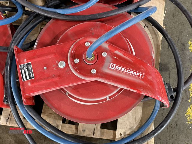 Lot 1-5262 - (1) Reelcraft, model 7850-OLP, retractable air hose reel.
