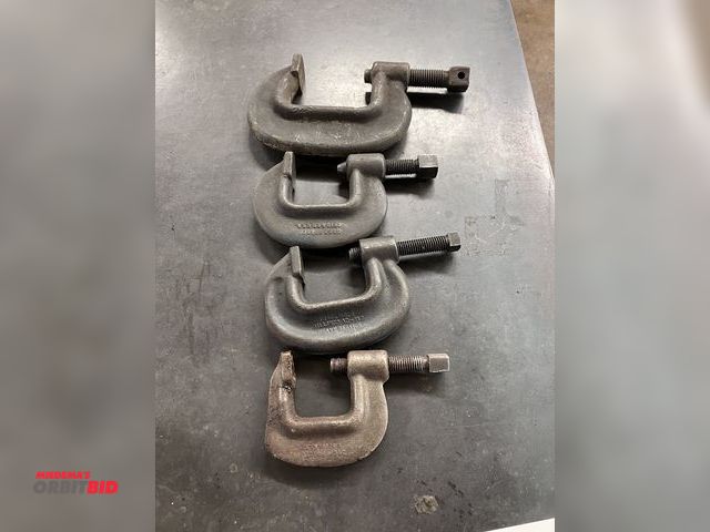 Lot 1-3519 - (4) Heavy Duty C- Clamps