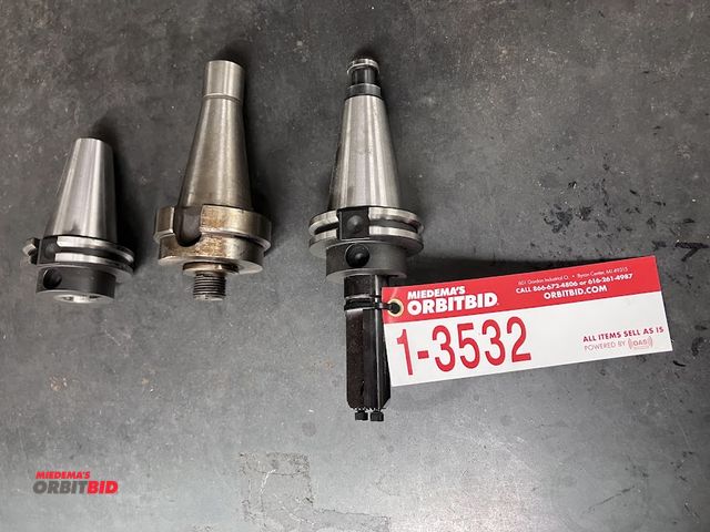 Lot 1-3532 - (3) Cat 40 Tool Holders