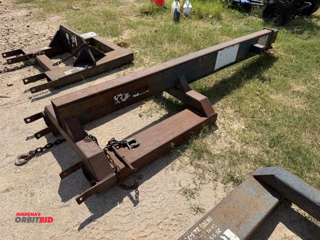 Lot 1-9573 - (1) Haugen Jib attachment, model MIJ, S/N M0073, with fork pockets.
