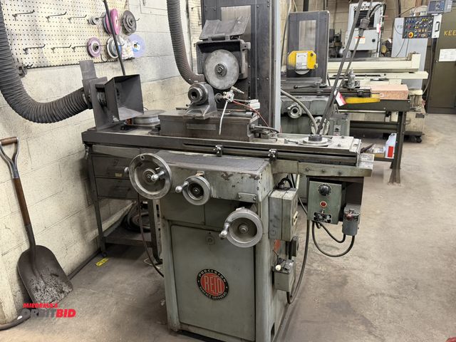 Lot 1-1775 - (1) Reid Precision 18" x 6" surface grinder with 18" x 6" magnetic chuck, power feed table, with air...