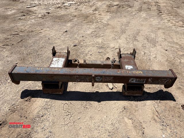 Lot 1-18253 - (1) Star Industries universal forklift / telehandler lift hook, 6' wide spread