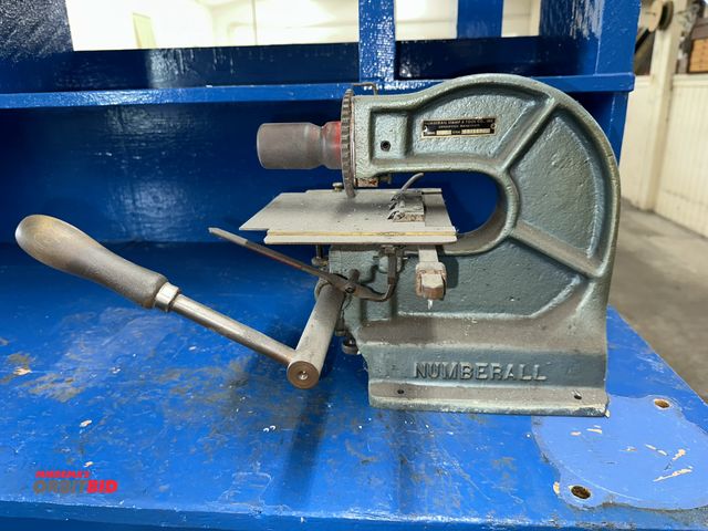 Lot 1-17705 - (1) Numberall, model 40B, number stamping machine, S/N 5015E92, appears to be in working condition.