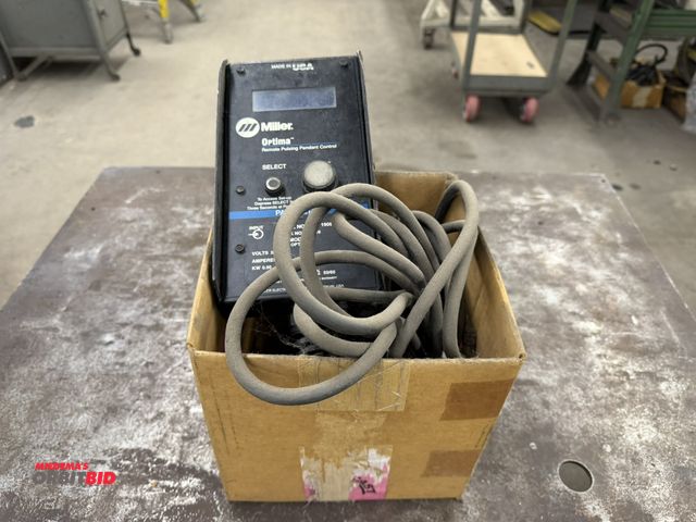 Lot 1-1845 - (1) Miller Optima remote pulsing pendant control, S/N KJ071908 (24V, .1 amp, single phase), working ...