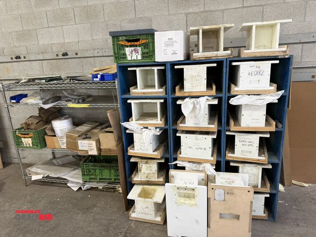 Lot 1-17298 - (1) 60" width x 55" height x 24" depth Metro rack with 4 wire mesh shelves, contents not included, a...