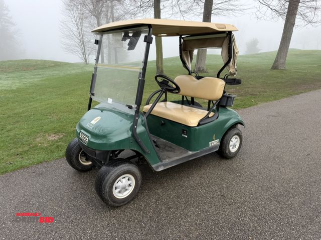 Lot 1-19378 - (1) 2015 E-Z-Go golf cart with a Kawasaki gas engine, includes canopy, fold-down windshield, and bal...