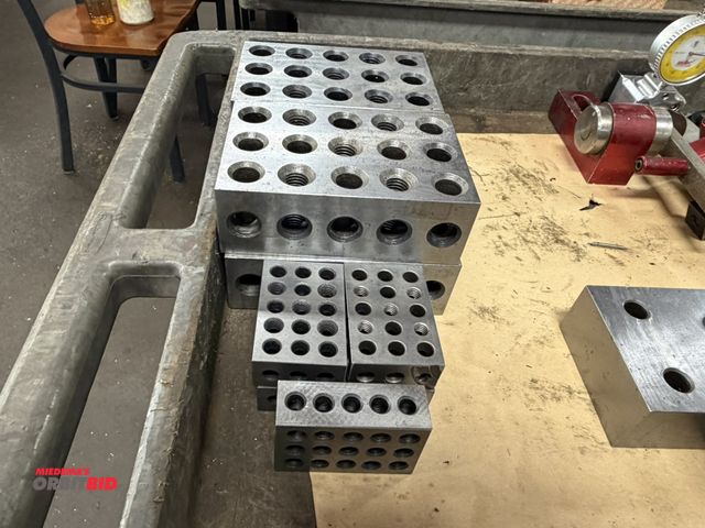 Lot 1-12382 - Lot including (4) 6" x 2" x 4" blocks, and (5) 1-2-3 blocks.