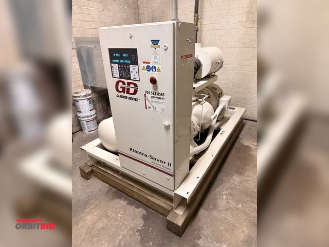 Lot 1-7319 - (2009) Gardner Denver Bbm99K09 Electra-Saver Ii Air Compressor, 430493 Run Hours, 125 (Psig); 460V, ...