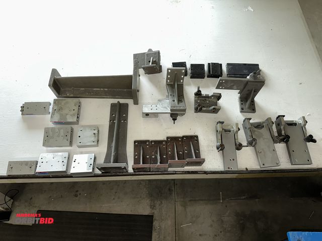 Lot 1-17710 - Lot including (7) various American Linear ball bearing type linear slides, various angle plates, and...