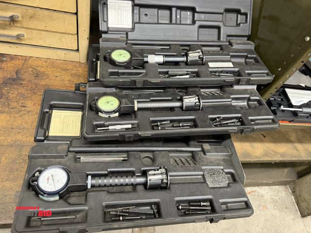 Lot 1-1793 - Lot of (3) Sunnen dial bore gauge sets, units are incomplete.