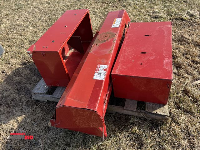 Lot 1-11811 - (1) skid of assorted hay bale chute components.