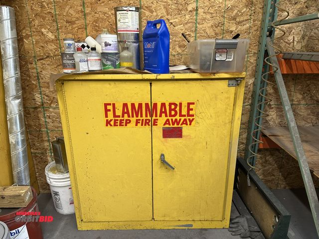 Lot 1-17793 - (1) Eagle, model 1930, 30 gallon capacity, 43" width x 45" height x 18.5" depth, 2-door flammable li...
