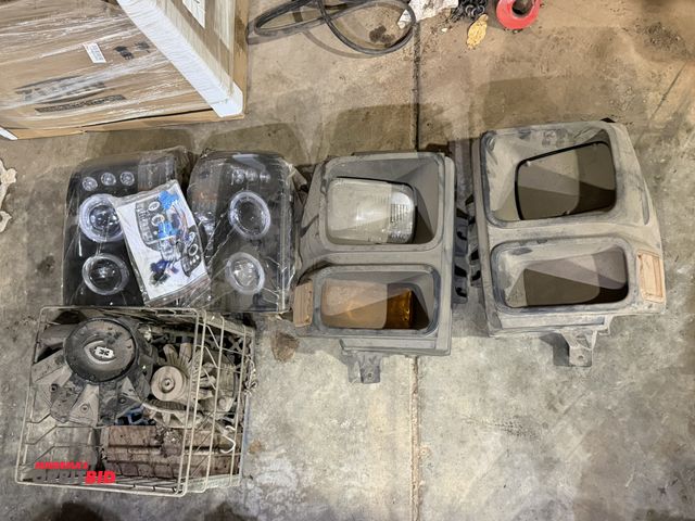 Lot 1-1538 - Lot including (1) set of used headlights with blinkers and outer housings, vehicle unknown, (1) set ...