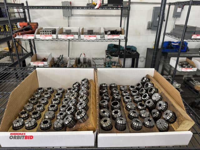 Lot 1-2407 - Lot of assorted ER32 collets, all standard size.