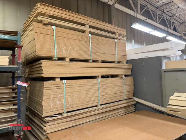 Lot 1-16706 - Lot of (6) skids/bundles of 3/4" B-1 white maple, WPFPB, press style boards, includes 4 x 8 sheets o...