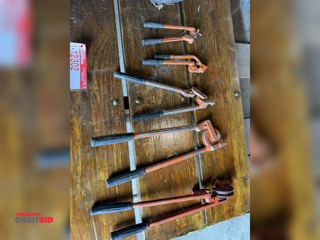 Lot 1-12302 - Lot of (4) assorted tube bending tools.