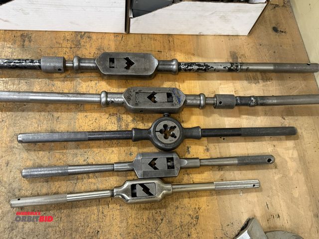 Lot 1-795 - (5) assorted tap wrenches.