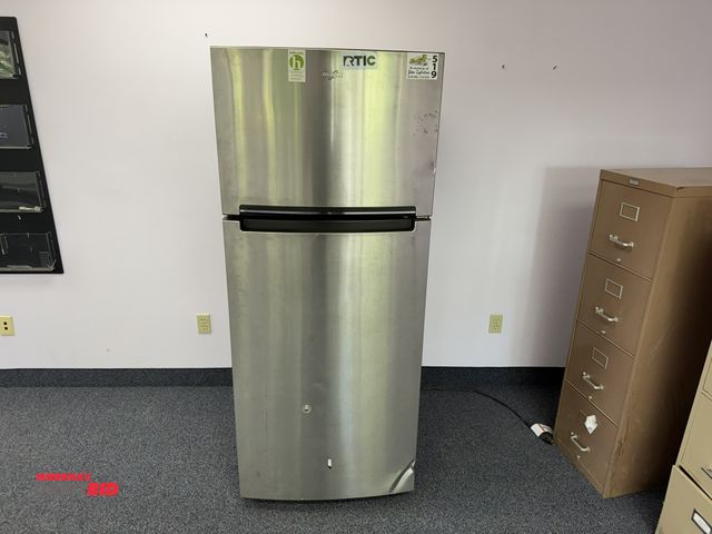 Lot 1-18697 - (1) Whirlpool refrigerator/freezer, model WRT518SZFM00, brushed stainless finish, 28" wide x 28.5" d...