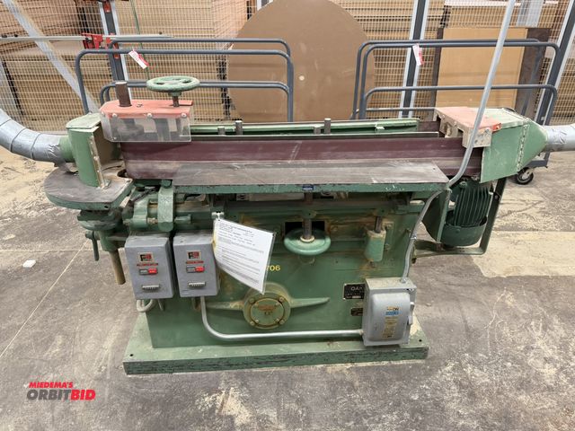 Lot 1-16544 - (1) The Oakley Company, model H-6, double sided sander, 37" x 8" platens, 6" wide belt, 5 HP, 230/46...