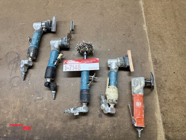 Lot 1-7148 - (4) Assorted Pneumatic Powered Tools