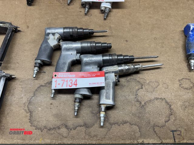 Lot 1-7134 - (4) Aro Pneumatic Hex Drills