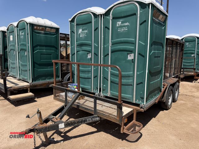 Lot 1-18350 - 2012 Assembled Trash / Porta John Trailer