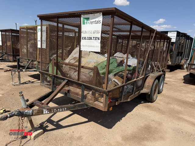 Lot 1-18358 - 2011 Assembled Trash / Porta John Trailer