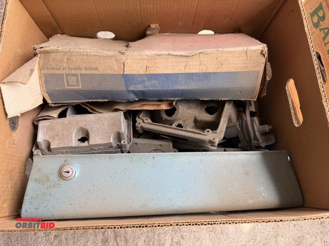 Lot 1-8571 - Lot of vintage 1979 Firebird car parts.