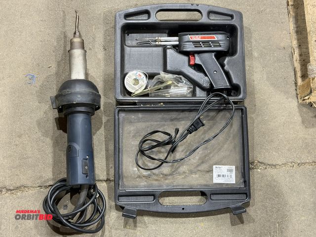 Lot 1-18558 - (1) Chicago Electric, model 96712, plastic welder, and (1) Weller Universal 140/100 watt soldering g...