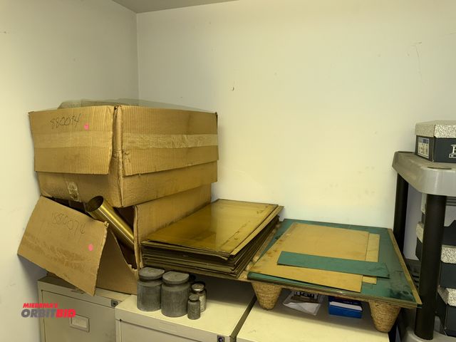 Lot 1-18923 - Lot of brass, includes sheets that are 24" x 12", brass clock weight covers, brass tubes 9 3/4" x 2 ...