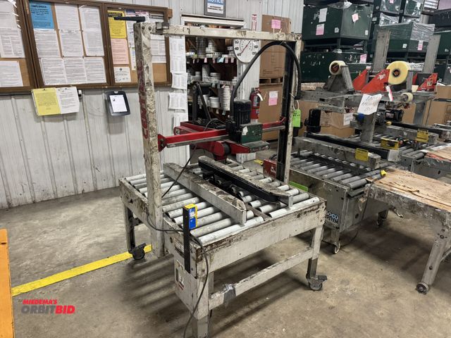 Lot 1-2576 - (1) Central Automatic carton closer tape machine, model 0P-333U, 110V, single phase.