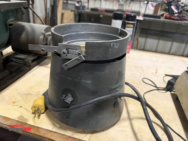 Lot 1-18570 - (1) brand unknown, 8" diameter vibratory sorter bowl, 120V.