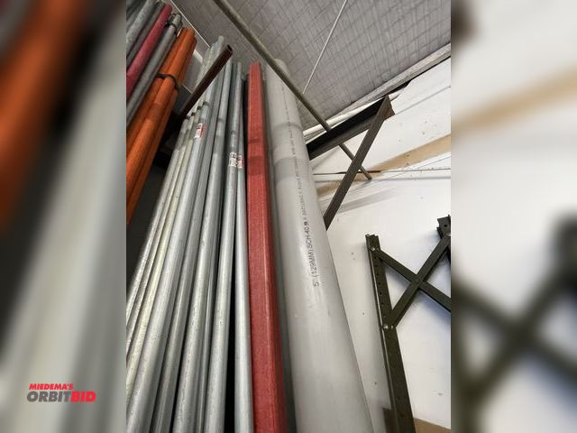 Lot 1-6162 - (10) 1" pieces of 10' EMT, (12) 1" rigid 10' sticks, (2) 5" x 10' Schedule 40 rigid PVC conduit stic...