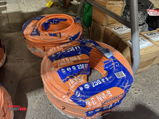 Lot 1-4268 - (2) new 250' spools of #10/3 Romex.