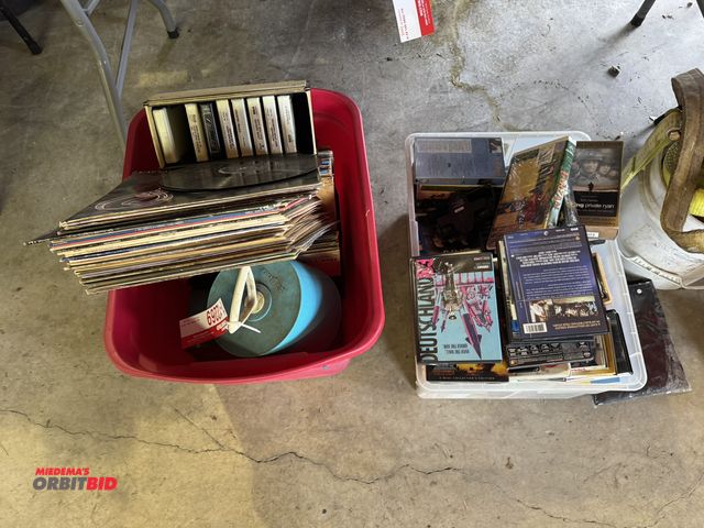 Lot 1-12269 - Lot of assorted records and 8-track tapes.