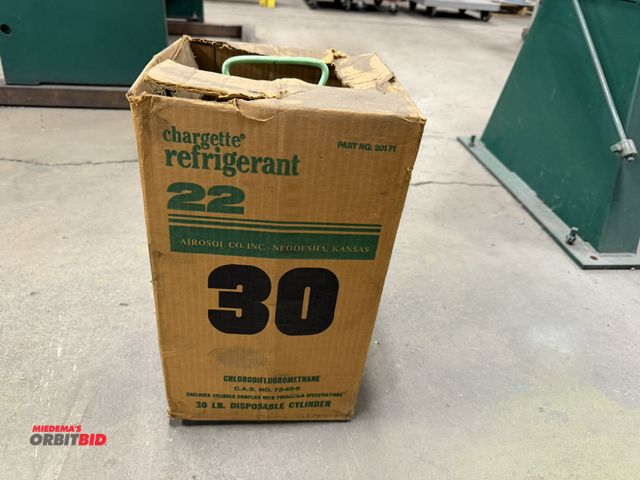 Lot 1-15300 - (1) partially filled Chargett, R22 refrigerant.