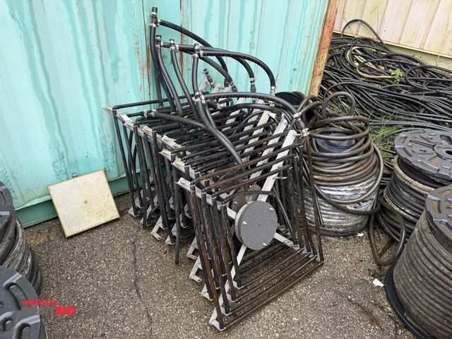 Lot 1-18720 - Lot of (8) pond aerators, each is approx. 29" x 29", has 9" diameter weighted center stone.
