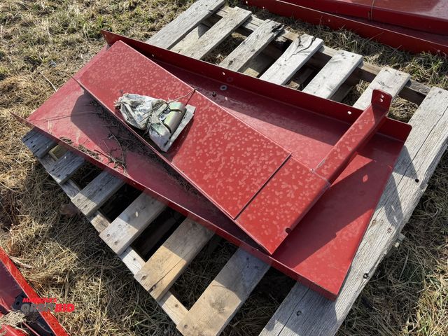 Lot 1-11814 - (1) 19" wide x 48" long extension panel with assorted frame components, includes some hardware.