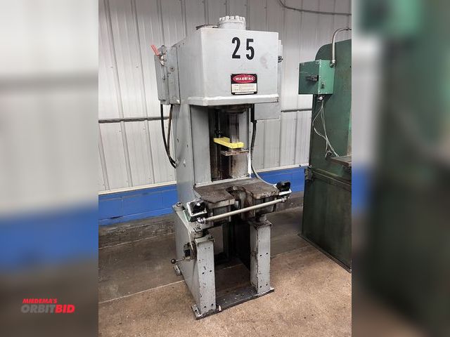 Lot 1-3643 - 8 Ton Dennison Miltipress, C Frame Hydraulic Press, Palm Button Operation #25