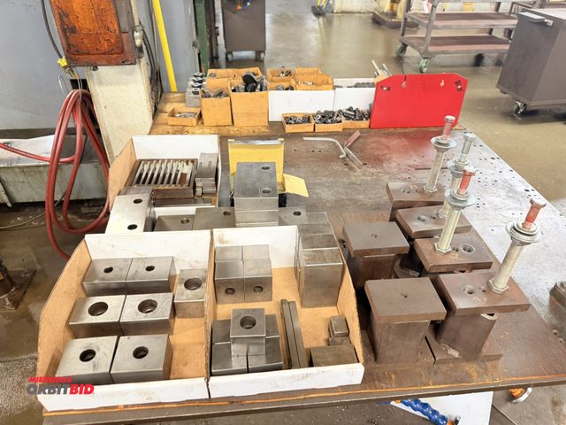 Lot 1-6517 - Large lot of assorted set up blocks, tooling, parallel bars, risers, and more.