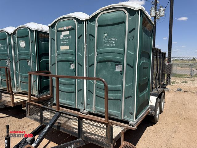 Lot 1-18353 - 2012 Assembled Trash / Porta John Trailer