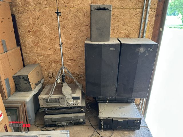 Lot 1-14301 - Lot including (1) Sony Mega Storage 200CD disc changer, (1) Kenwood dual cassette player, model DP55...