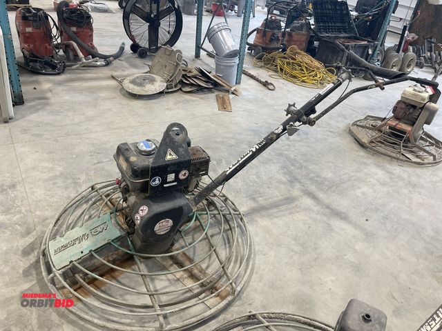 Lot 1-18840 - (1) Multiquip Whiteman 42" gas power trowel, Honda GX270 gas motor, runs and operates, engine pulls ...