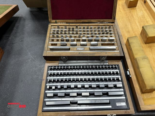 Lot 1-15198 - (1) Gauge Block Set, .05" up to 4", (1) partial Gauge Block Set, .05" to 4".