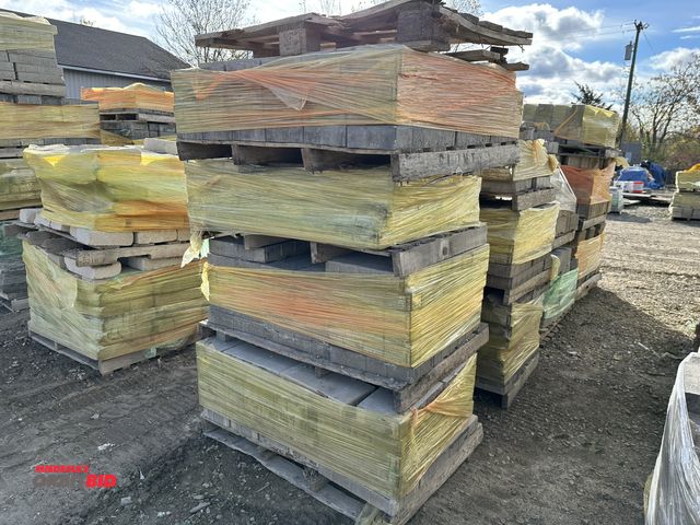 Lot 1-15783 - (7) skids of assorted pavers, sizes include 23.5" x 15.5" x 3" thick, 7 3/4" x 4" x 3" thick, 16.5" ...