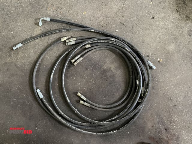 Lot 1-1174 - Lot of assorted high pressure Parker hose (5000 PSI hose), Tough Cover, 471TC-6 WP 35.0 MPa, various...