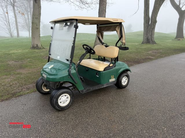 Lot 1-19350 - (1) 2017 E-Z-Go golf cart with a Kawasaki gas engine, model 625111G01, includes canopy, ball cover, ...
