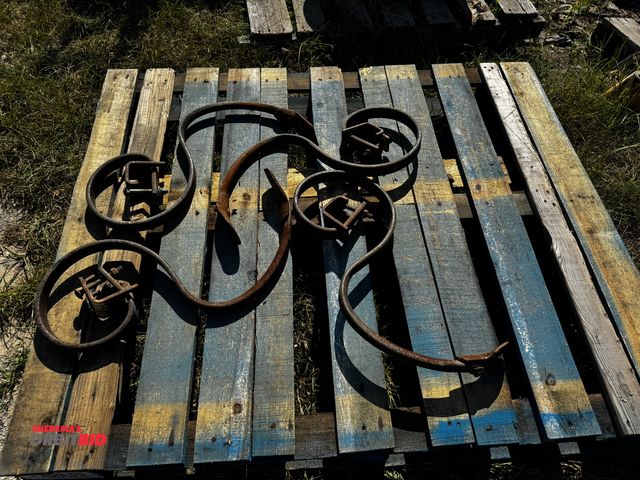 Lot 1-6969 - Lot of (4) cultivator S-tines, 21" overall height with mounting brackets.