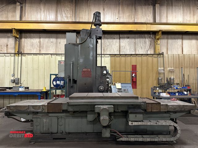 Lot 1-15106 - (1) Devlieg 43-72 Spiramatic Jig Mill with 4" spindle, 35" x 72" T-slot table, 60" vertical travel, ...